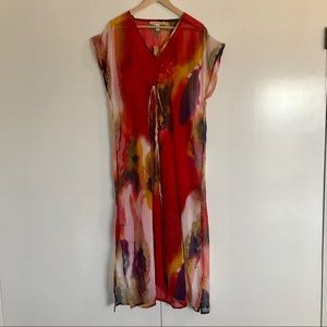 Michael Stars pastel gardens coverup